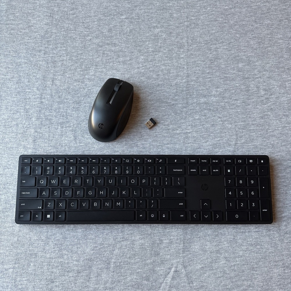 HP Wireless Keyboard and Mouse Combo 655 Used -Working-